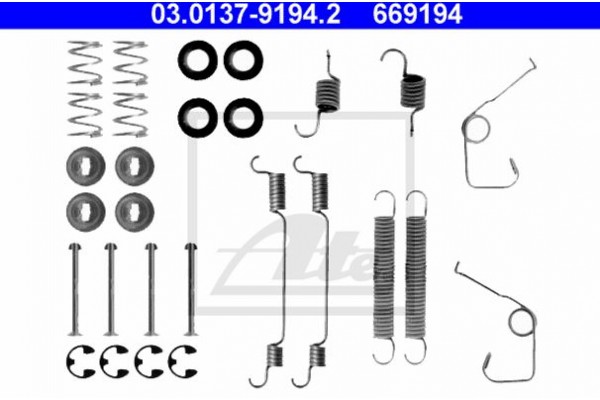 Ate Σετ βοηθ. εξαρτημάτων, Σιαγόνες Φρένου - 03.0137-9194.2