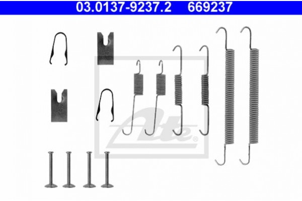 Ate Σετ βοηθ. εξαρτημάτων, Σιαγόνες Φρένου - 03.0137-9237.2