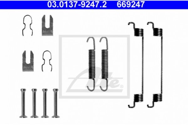 Ate Σετ βοηθ. εξαρτημάτων, Σιαγόνες Φρένου - 03.0137-9247.2