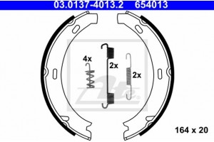Ate Σετ Σιαγόνων φρένων, Χειρόφρενο - 03.0137-4013.2