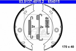 Ate Σετ Σιαγόνων φρένων, Χειρόφρενο - 03.0137-4015.2