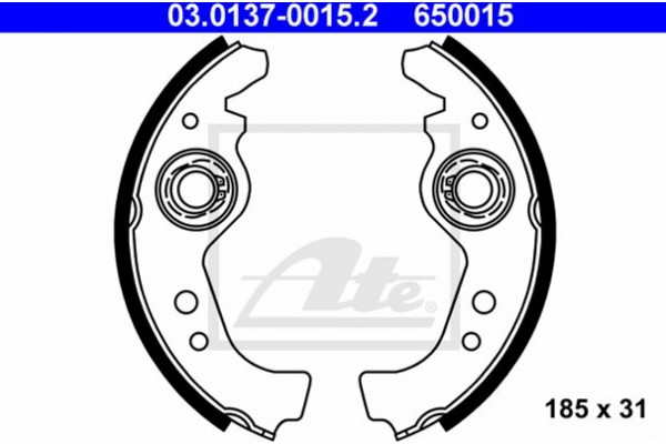 Ate Σετ Σιαγόνων Φρένων - 03.0137-0015.2
