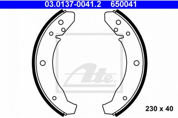 Ate Σετ Σιαγόνων Φρένων - 03.0137-0041.2