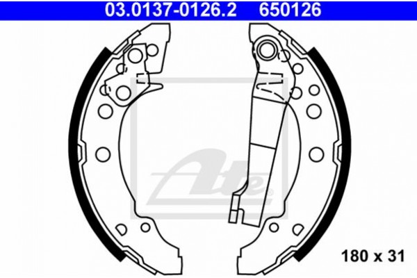 Ate Σετ Σιαγόνων Φρένων - 03.0137-0126.2