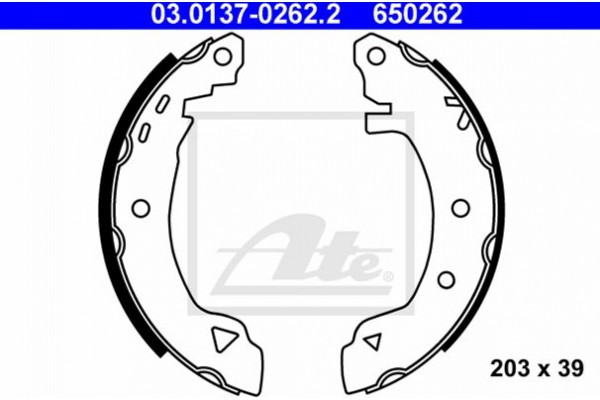 Ate Σετ Σιαγόνων Φρένων - 03.0137-0262.2