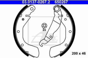 Ate Σετ Σιαγόνων Φρένων - 03.0137-0267.2