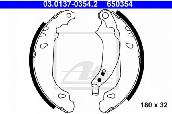 Ate Σετ Σιαγόνων Φρένων - 03.0137-0354.2