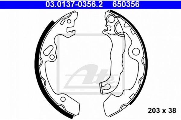 Ate Σετ Σιαγόνων Φρένων - 03.0137-0356.2