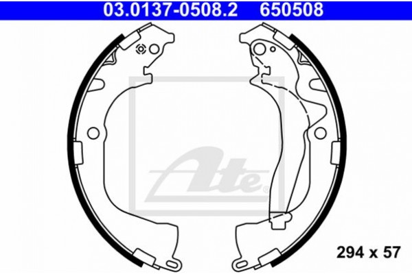 Ate Σετ Σιαγόνων Φρένων - 03.0137-0508.2