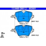 Ate Σετ τακάκια, Δισκόφρενα - 13.0460-2601.2