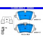 Ate Σετ τακάκια, Δισκόφρενα - 13.0460-2604.2