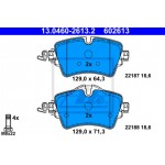 Ate Σετ τακάκια, Δισκόφρενα - 13.0460-2613.2