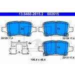 Ate Σετ τακάκια, Δισκόφρενα - 13.0460-2615.2