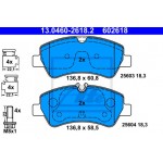Ate Σετ τακάκια, Δισκόφρενα - 13.0460-2618.2