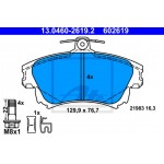 Ate Σετ τακάκια, Δισκόφρενα - 13.0460-2619.2