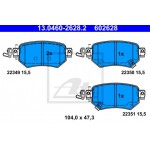 Ate Σετ τακάκια, Δισκόφρενα - 13.0460-2628.2