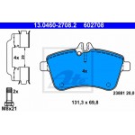 Ate Σετ τακάκια, Δισκόφρενα - 13.0460-2708.2