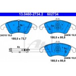 Ate Σετ τακάκια, Δισκόφρενα - 13.0460-2734.2