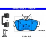 Ate Σετ τακάκια, Δισκόφρενα - 13.0460-2739.2