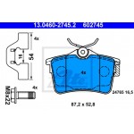 Ate Σετ τακάκια, Δισκόφρενα - 13.0460-2745.2