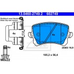 Ate Σετ τακάκια, Δισκόφρενα - 13.0460-2749.2