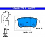 Ate Σετ τακάκια, Δισκόφρενα - 13.0460-2757.2