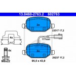 Ate Σετ τακάκια, Δισκόφρενα - 13.0460-2763.2