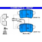 Ate Σετ τακάκια, Δισκόφρενα - 13.0460-2767.2