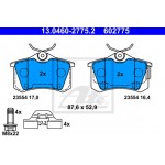 Ate Σετ τακάκια, Δισκόφρενα - 13.0460-2775.2