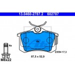 Ate Σετ τακάκια, Δισκόφρενα - 13.0460-2787.2