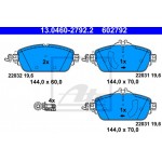 Ate Σετ τακάκια, Δισκόφρενα - 13.0460-2792.2