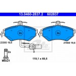Ate Σετ τακάκια, Δισκόφρενα - 13.0460-2837.2