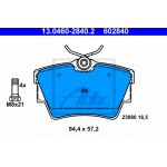 Ate Σετ τακάκια, Δισκόφρενα - 13.0460-2840.2