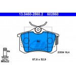 Ate Σετ τακάκια, Δισκόφρενα - 13.0460-2860.2