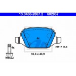 Ate Σετ τακάκια, Δισκόφρενα - 13.0460-2867.2