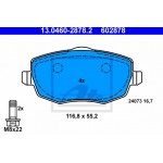 Ate Σετ τακάκια, Δισκόφρενα - 13.0460-2878.2