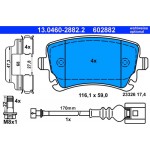 Ate Σετ τακάκια, Δισκόφρενα - 13.0460-2882.2