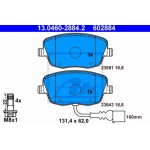 Ate Σετ τακάκια, Δισκόφρενα - 13.0460-2884.2