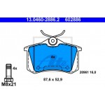 Ate Σετ τακάκια, Δισκόφρενα - 13.0460-2886.2