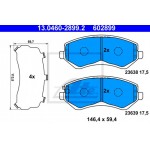 Ate Σετ τακάκια, Δισκόφρενα - 13.0460-2899.2