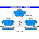 Ate Σετ τακάκια, Δισκόφρενα - 13.0460-2949.2