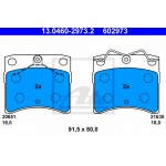 Ate Σετ τακάκια, Δισκόφρενα - 13.0460-2973.2