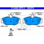 Ate Σετ τακάκια, Δισκόφρενα - 13.0460-2978.2