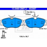 Ate Σετ τακάκια, Δισκόφρενα - 13.0460-2987.2