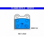 Ate Σετ τακάκια, Δισκόφρενα - 13.0460-3010.2