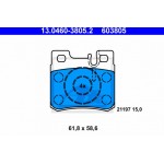 Ate Σετ τακάκια, Δισκόφρενα - 13.0460-3805.2