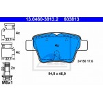 Ate Σετ τακάκια, Δισκόφρενα - 13.0460-3813.2