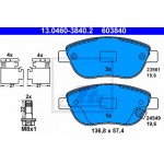 Ate Σετ τακάκια, Δισκόφρενα - 13.0460-3840.2 Ate Σετ τακάκια, Δισκόφρενα - 13.0460-3840.2