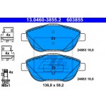 Ate Σετ τακάκια, Δισκόφρενα - 13.0460-3855.2