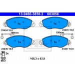 Ate Σετ τακάκια, Δισκόφρενα - 13.0460-3856.2